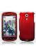Red Rubber Feel Snap-On Cover Hard Case Cell Phone Protector for Samsung Galaxy S Epic 4G
