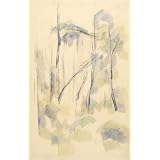 Study of Trees, by Paul Cezanne (Print On Demand)