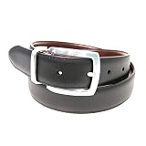 Tommy Hilfiger Leather Reversible Belt with Polished Buckle