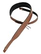 Levy's Leathers 2" Garment Leather Padded Banjo Strap,Brown