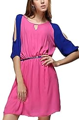 Summer Bubble Dress Chiffon General Print  Dress