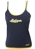 Women`s Michigan Wolverines Home Stretch Faux Double Layered Camisole
