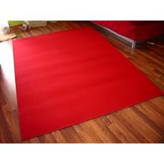 Trend UNI Teppich JOKER rot 100x200 cm