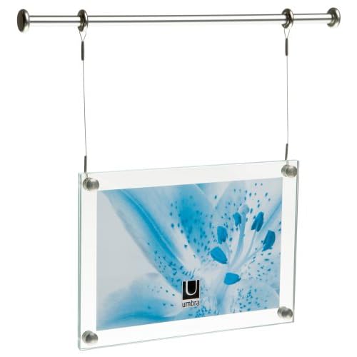 Umbra Trapeze 4 by 6Inch Hanging Frame, Nickel Picture Frames
