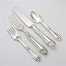American Beauty Rose by 1847 Rogers, Silverplate 4-PC Setting, Dinner Size, Blunt Plated Blade