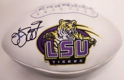 Jordan Jefferson Lsu Tigers Signed Fs Football