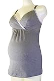 ネトゥル パッド付きベア天竺キャミソール L グレー 8880
