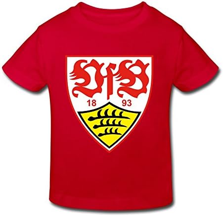 SHUA BABY Kid's Toddler VfB Stuttgart Logo T-Shirt Age 2-6 Red 3 Toddler