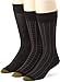 Gold Toe Men's Microfiber Fashion 3 Pack Sock, Black, Shoe Size 6-12.5
