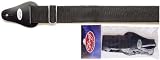 Stagg 2 Black Guitar Strap w/Metal Adjustment Hoop