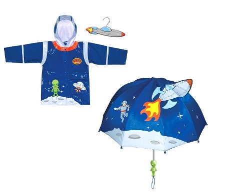 Kidorable Space Hero Rain Coat and Umbrella set