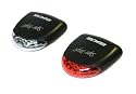 TWINS Fahrradlampen Set 5 LEDs 2x Diodenleuchten Halter