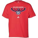 adidas Atlanta Hawks Red Primary Logo T-shirt
