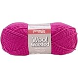 UPC 877503000147 product image for Wool Worsted Yarn-Raspberry | upcitemdb.com
