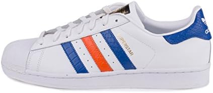 Adidas Mens Superstar East River Rival FT White/BO Blue/Orange Leather Size 8 Casual Shoes