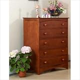 IMAGE OF Seattle 5-Drawer Chest Color: Natural