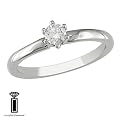 14KW 1/3 ct Round Tiffany Solitare Ring
