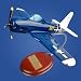 Ryan FR-1 Fireball Mixed-power Piston Jet-powered Fighter Desktop Wood Model Aircraft / USN World Wa