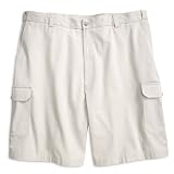 Comfort Zone Waist Relaxer Cargo Twill Shorts