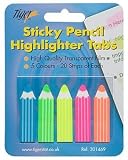 Sticky Pencil Highlight Tabs Index Flags