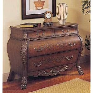 Hardwood And Veneer Vestibule Console With Drawers
