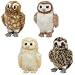 Ty Legend of the Guardians The Owls of GaHoole Set of 4 Beanie Babies