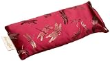 DreamTime Inner Peace Eye Pillow, Cranberry Brocade Dragonflies