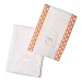 SwaddleDesigns Baby Bupies - Set of 2 - Polka Dots - Orange