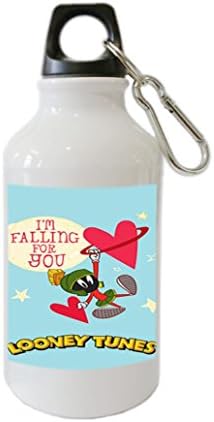 Looney Tunes Marvin the Martian I'm Falling for You Customize Aluminum Alloy 400ml Water Bottle Sport drink Bottle white
