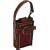 Nicole Miller Leather Universal Cell Phone Carry Case with Hand Strap, Brown