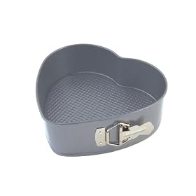 Swift Faringdon Collection Bakers Pride Non-Stick Heart Shape Springform Pan Carbon Steel 22 cm x 21 cm x 6.5 cm