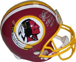 John Riggins signed Washington Redskins 1982 TB Full Size Replica Helmet SB XVII MVP- UDA Hologram