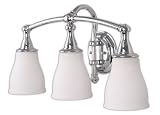 Price Pfister 7623-15 Mariella Three-Light Downward Wall Sconce, Chrome