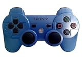 Sony PS3 Candy Blue DualShock Multi Mode Turbo Action Rapid Fire Gun Mod Wi ....