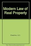 Cheshire's modern law of real property
