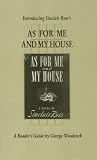As for Me and My House (Canadian Fiction Studies)