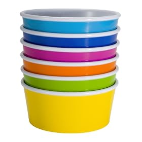 Zak Designs Park 6 Piece Salad Plate Set  Assorted Colors