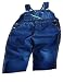 Men's Key® High - back Denim Bib Overalls 28" Inseam