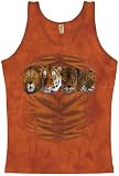 Four Cat Portrait Tank Top 100% Cotton Shirt