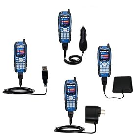 Road Warrior Kit for the Sanyo SCP-7200 includes a Car and Wall Charger AND USB cable AND... by Gomadic for the SCP-7200 / SCP 7200