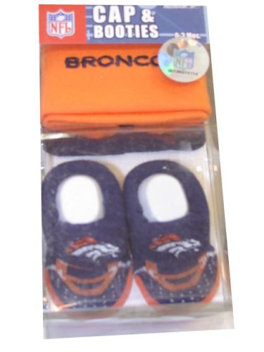 Denver Broncos Reebok Newborn Baby Infant Cap & Booties