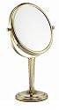 Classy Extra Large Gold Make Up/ Shaving Mirror With 5x  Magnification and True view