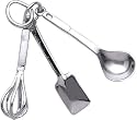 Cooking Utensils Charm, Sterling Silver