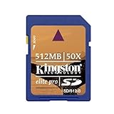 Kingston 512MB Elite Pro Secure Digital Memory Card ( SD/512-S )