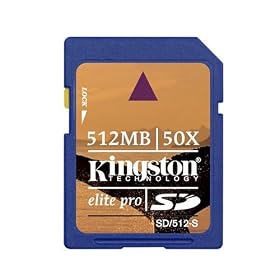 Kingston 512MB Elite Pro Secure Digital Memory Card ( SD/512-S )