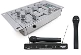 Produkt-Bild: Karaoke Partyanlage USB Mixer Mischpult Funkmikrofonset 2x Mikrofon DJ-528