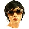 Retro Cat Inspired Leopard Animal Print UV Protection Sunglasses Frame Brown