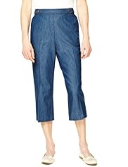 Classic Collection Pull On Cropped Denim Jeans