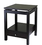 Winsome Wood Linea Night Stand, Dark Espresso Finish