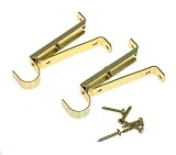 Newell Brass Cafe Rod Bracket #14335